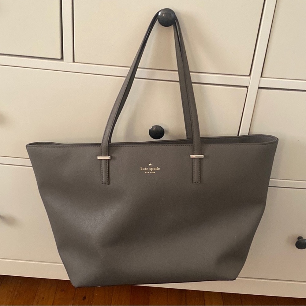 Kate spade gray tote bag
